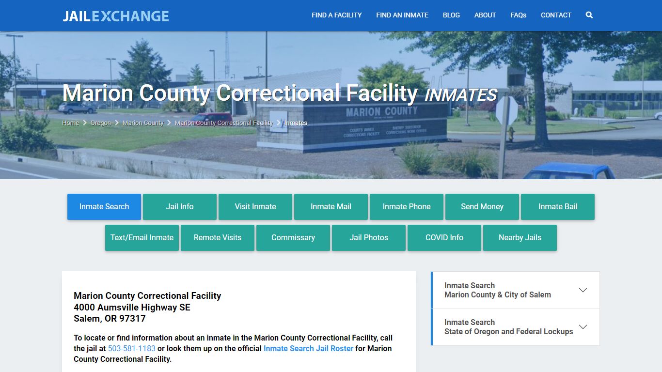 Marion County Jail Inmates | Arrests | Mugshots | OR